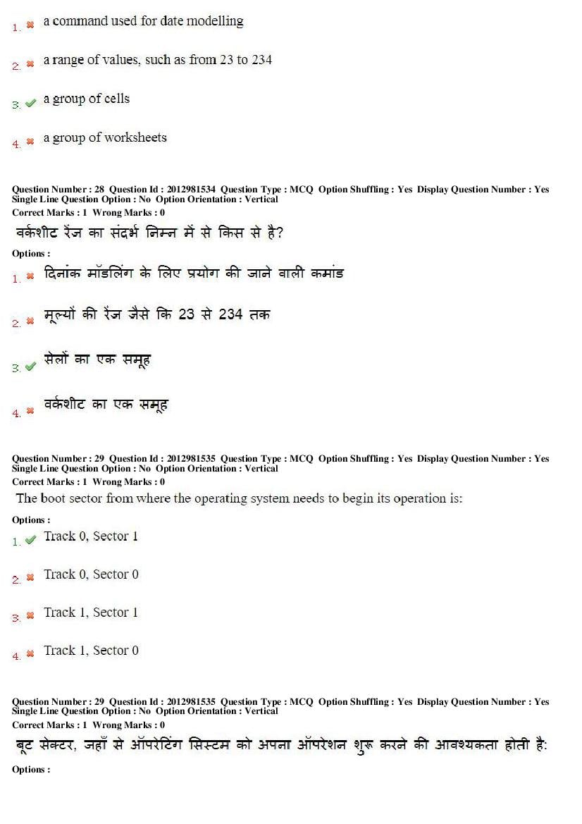 MP CPCT 2019 Question Papers PDF (February to August, With Answers)