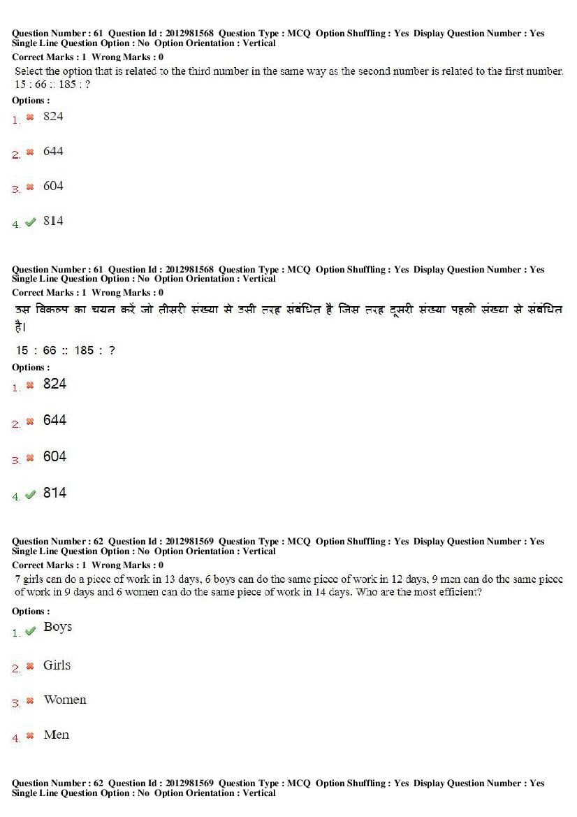 MP CPCT 2019 Question Papers PDF (February to August, With Answers)