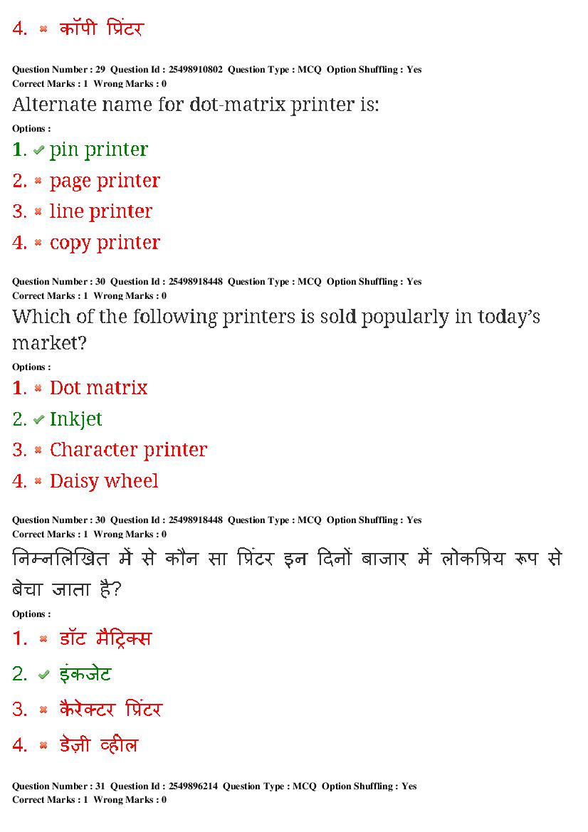 MP CPCT 2020 Question Papers PDF (22-23 Feb and 1 Mar 2020)