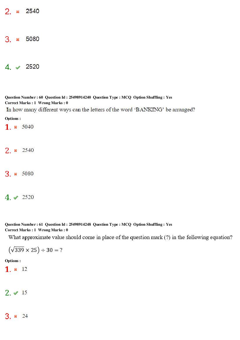 MP CPCT 2020 Question Papers PDF (22-23 Feb and 1 Mar 2020)