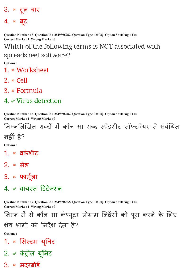 MP CPCT 2020 Question Papers PDF (22-23 Feb and 1 Mar 2020)