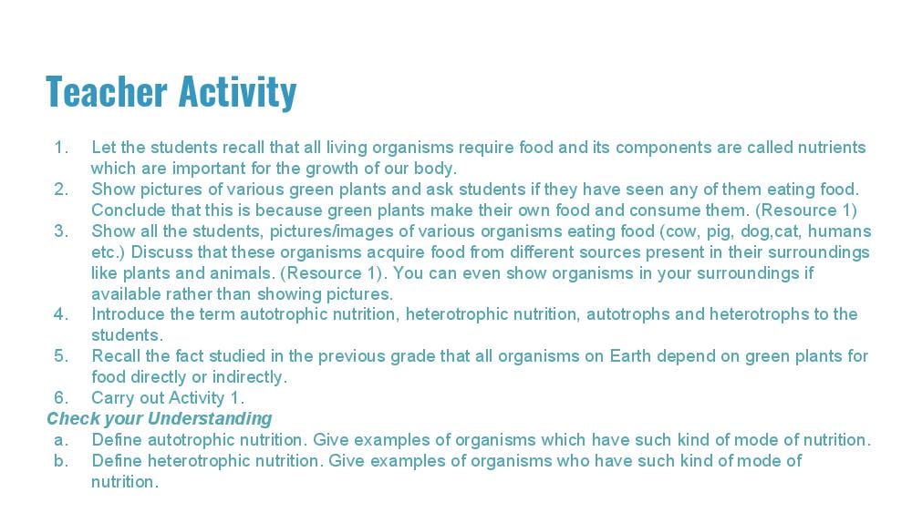Teaching Material for Class 7 Biology – NCERT CBSE Handbook for Teachers
