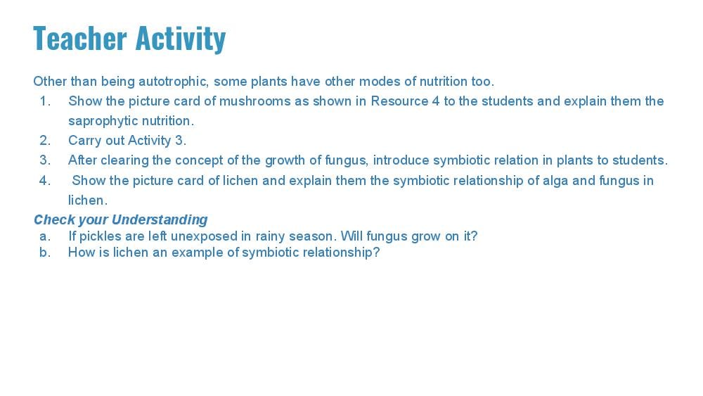 Teaching Material for Class 7 Biology – NCERT CBSE Handbook for Teachers