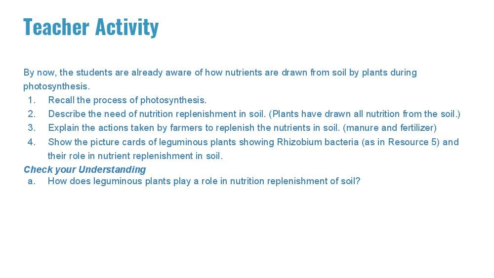 Teaching Material for Class 7 Biology – NCERT CBSE Handbook for Teachers