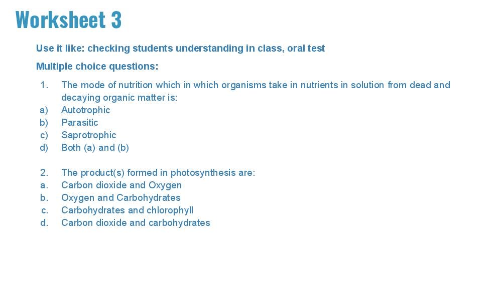 Teaching Material for Class 7 Biology – NCERT CBSE Handbook for Teachers