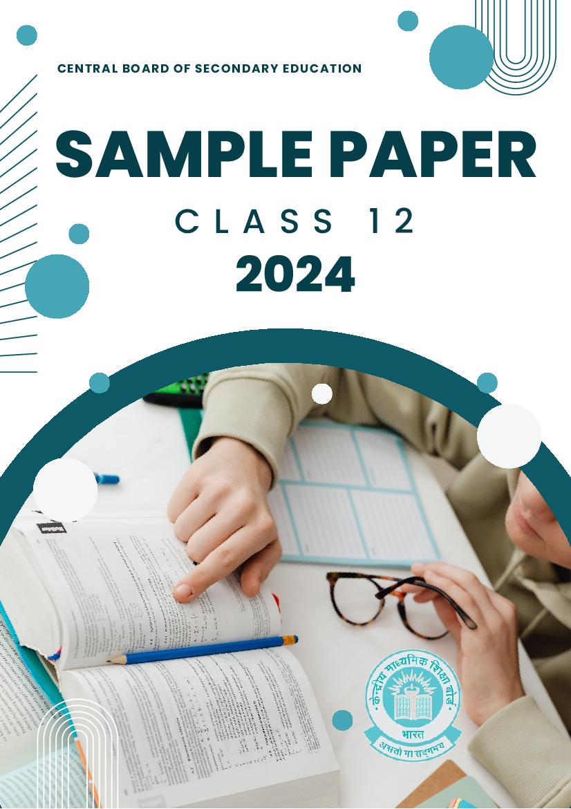 CBSE Class 12 Sample Paper 2024 for Entrepreneurship - Page 1