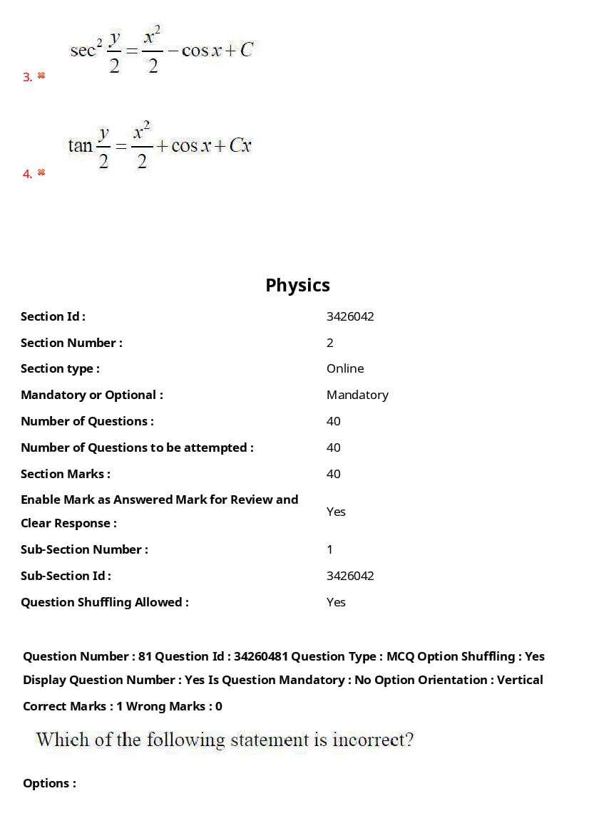 TS EAMCET 2021 Question Paper PDF with Answer Keys (Engineering)