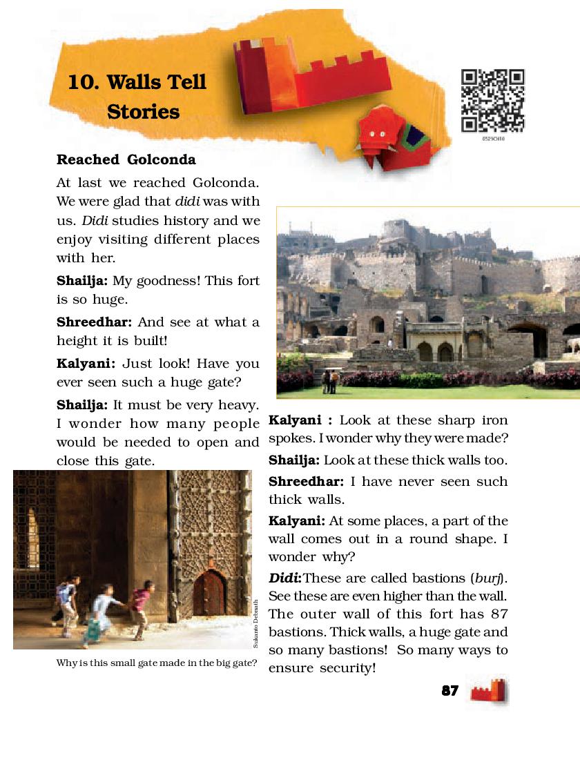 NCERT Book Class 5 EVS Chapter 10 Walls Tell Stories - Page 1