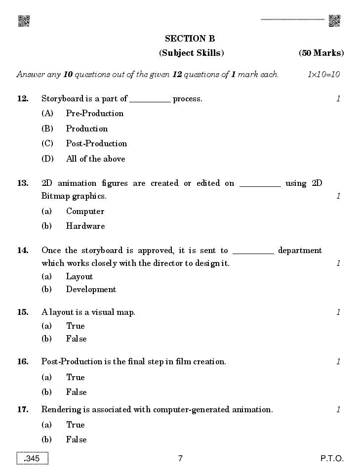 education question paper class 12