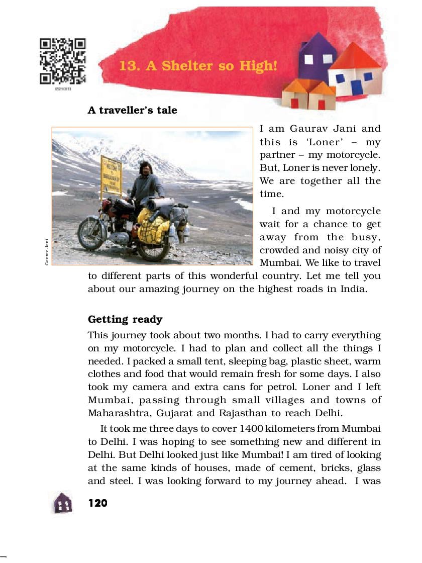 NCERT Book Class 5 EVS Chapter 13 A Shelter so High! - Page 1