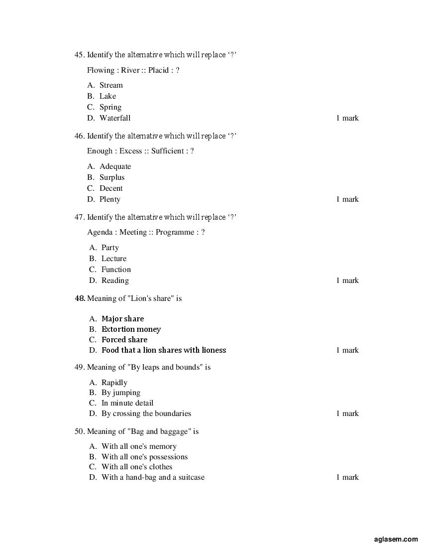 ACET 2017 Question Papers PDF with Solutions (April, June)