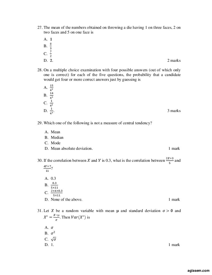 ACET 2017 Question Papers PDF with Solutions (April, June)