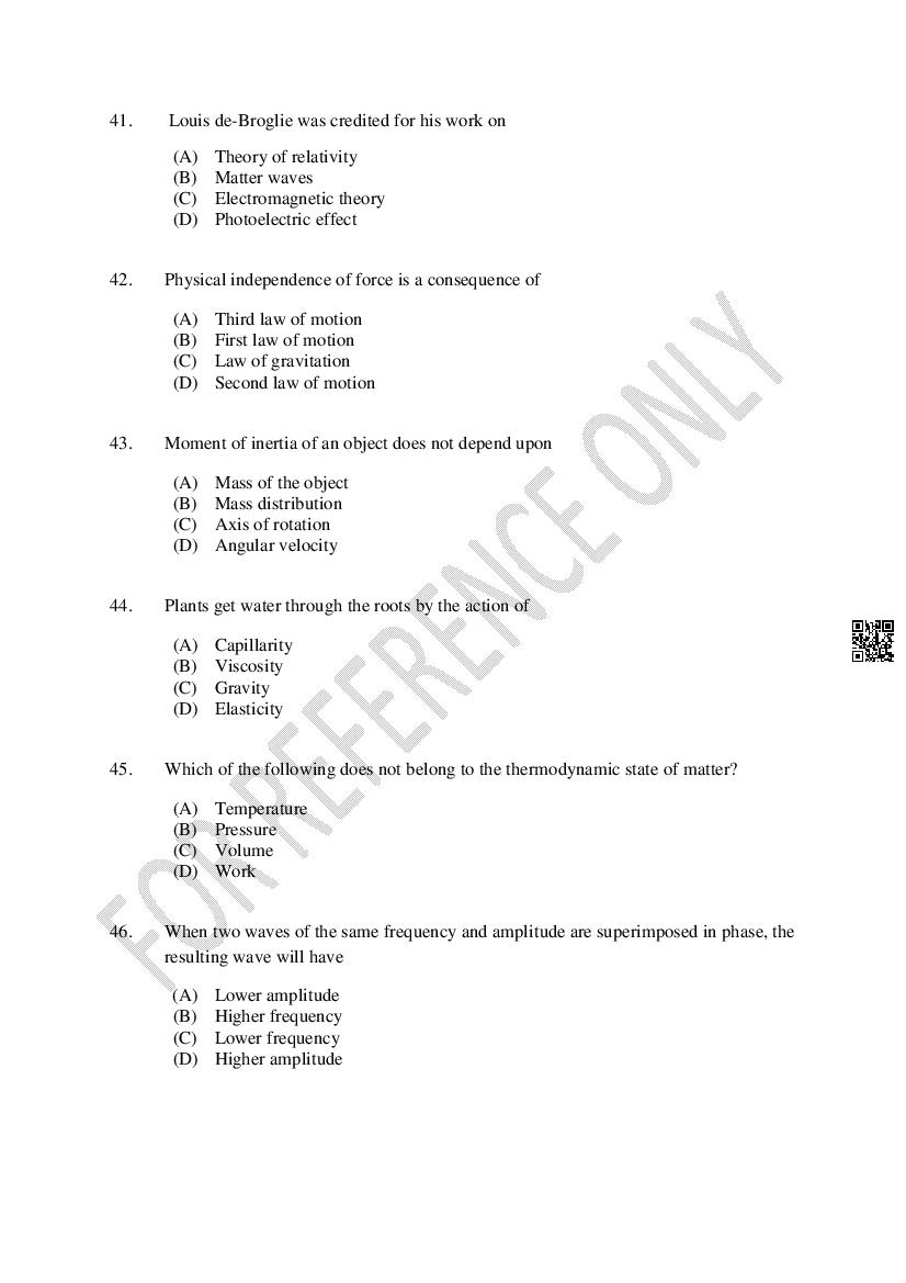 CUSAT CAT 2024 Question Papers PDF (B.Tech Shifts 1 to 5, 35 Papers)