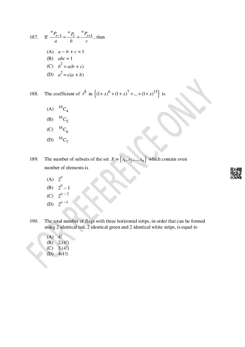 CUSAT CAT 2024 Question Papers PDF (B.Tech Shifts 1 to 5, 35 Papers)