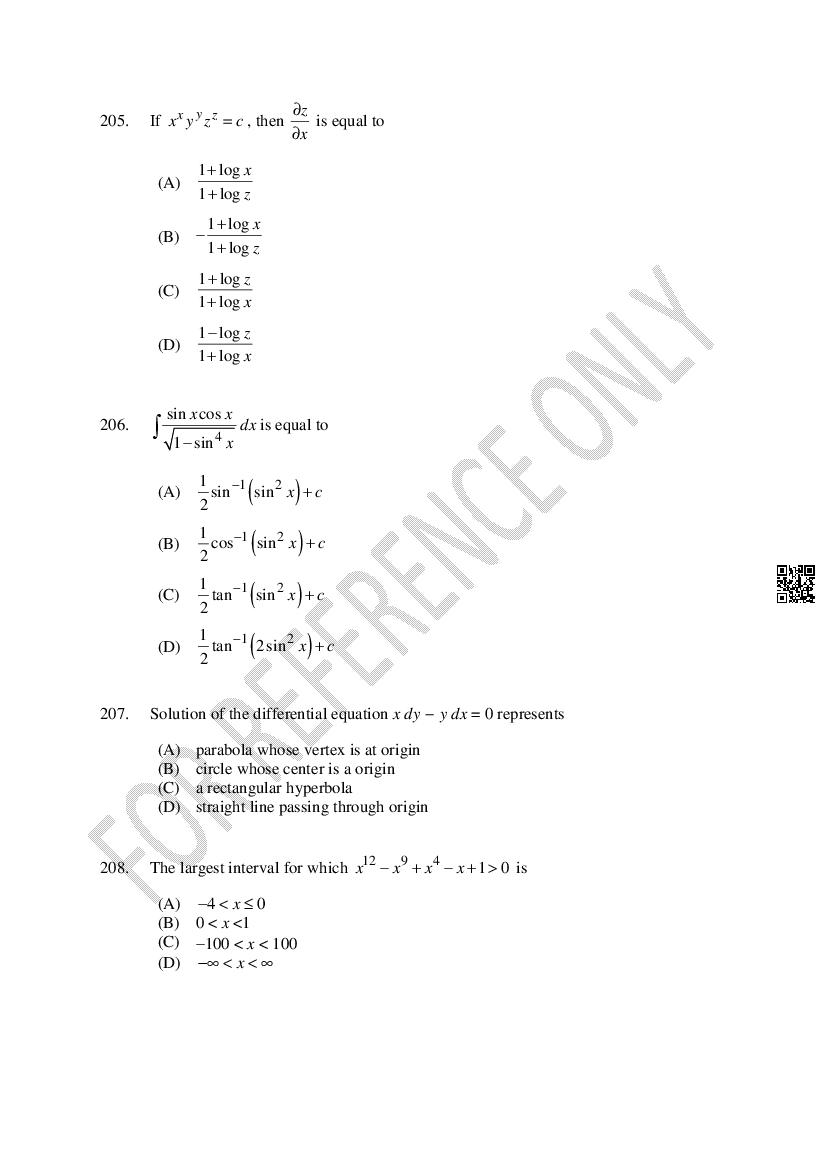 CUSAT CAT 2024 Question Papers PDF (B.Tech Shifts 1 to 5, 35 Papers)