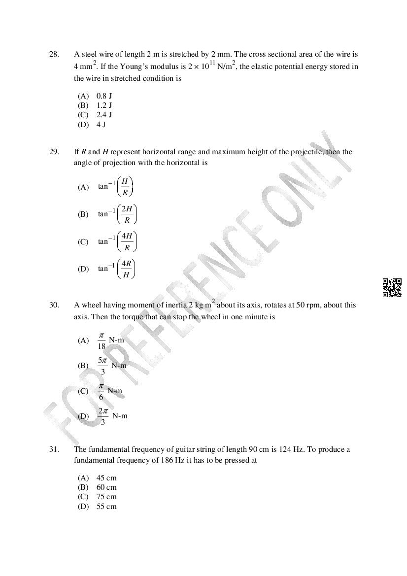 CUSAT CAT 2024 Question Papers PDF (B.Tech Shifts 1 to 5, 35 Papers)