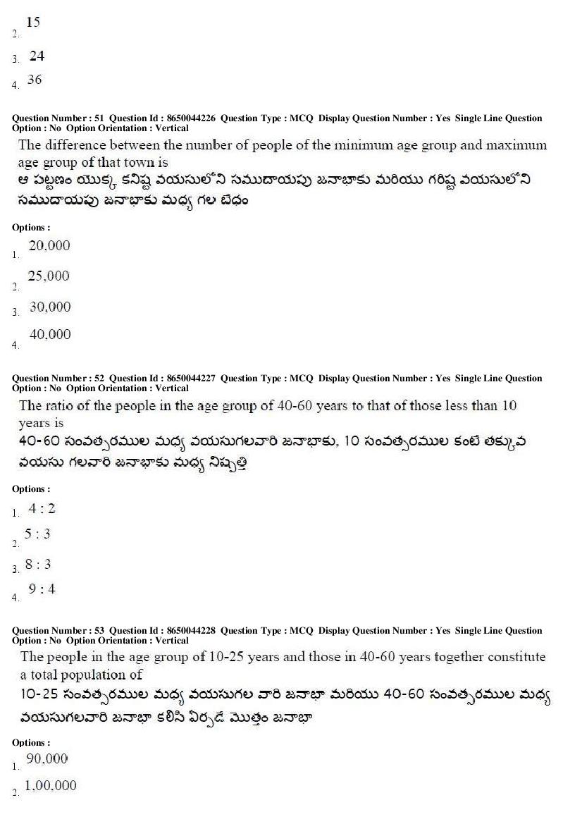 AP ICET 2017 Question Papers PDF (Shift 1 and Shift 2)