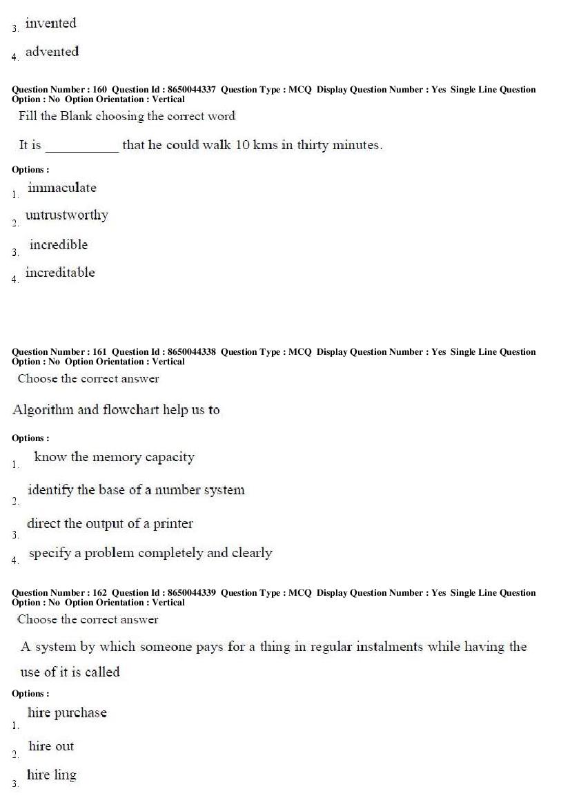 AP ICET 2017 Question Papers PDF (Shift 1 and Shift 2)