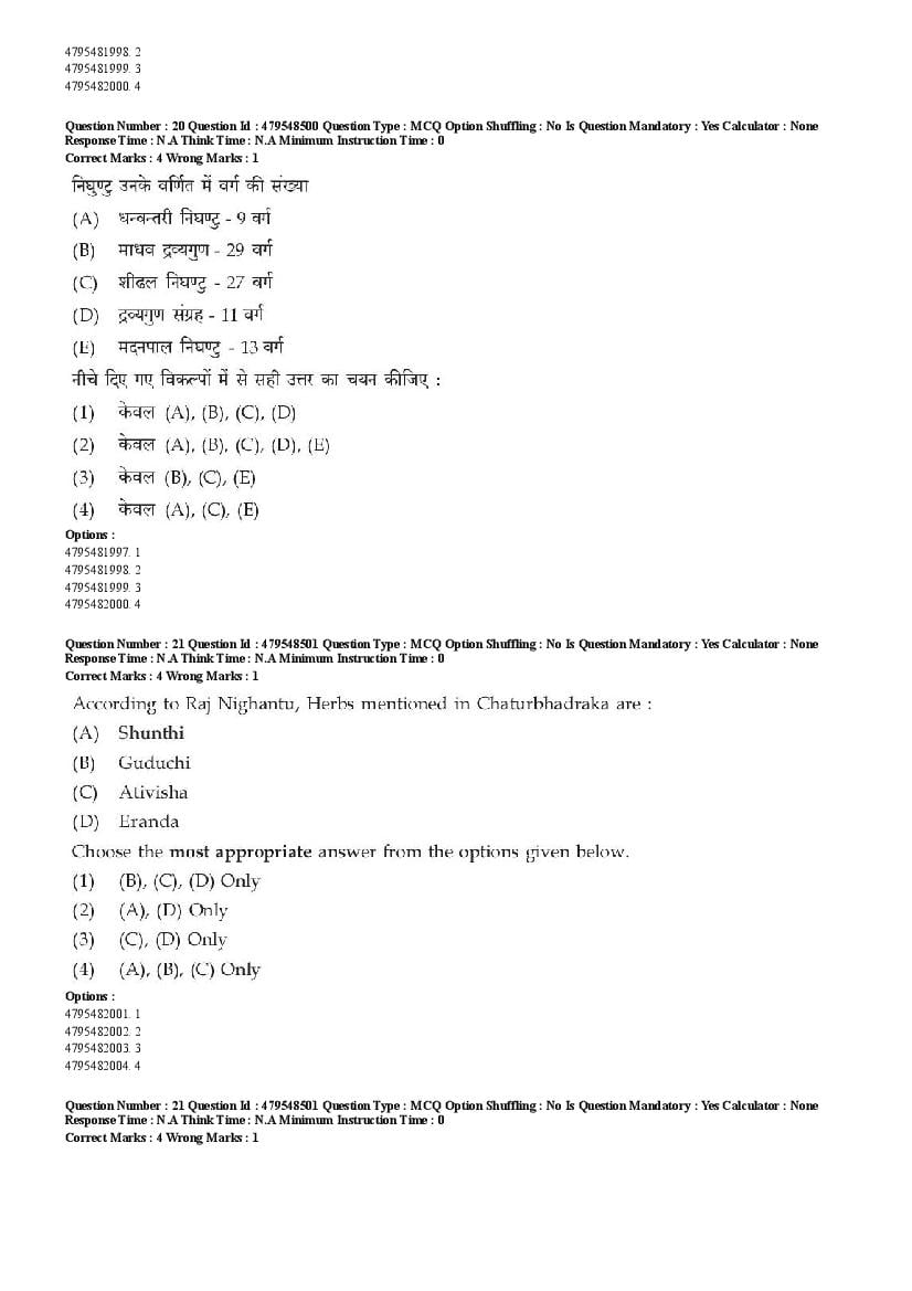 AIAPGET 2023 Question Paper PDF (Ayurveda, Homoeopathy, Siddha, Unani)