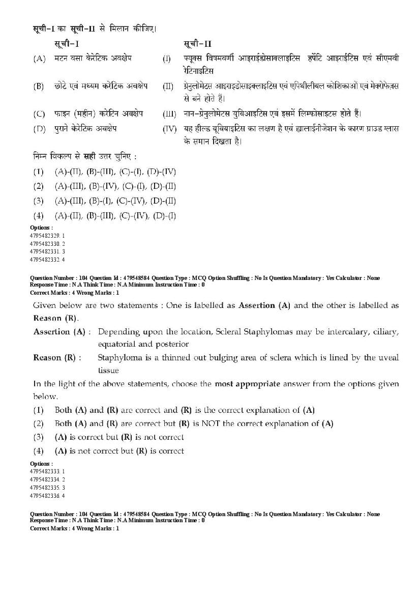 AIAPGET 2023 Question Paper PDF (Ayurveda, Homoeopathy, Siddha, Unani)