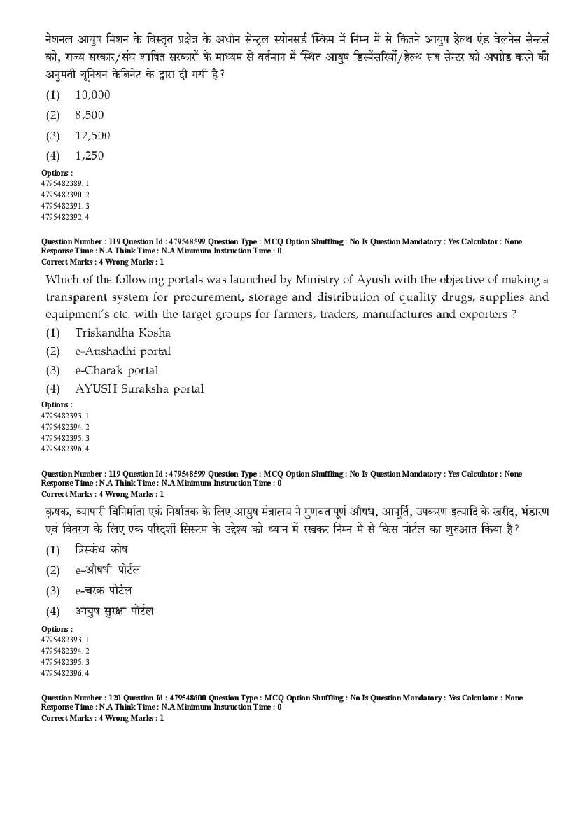 AIAPGET 2023 Question Paper PDF (Ayurveda, Homoeopathy, Siddha, Unani)