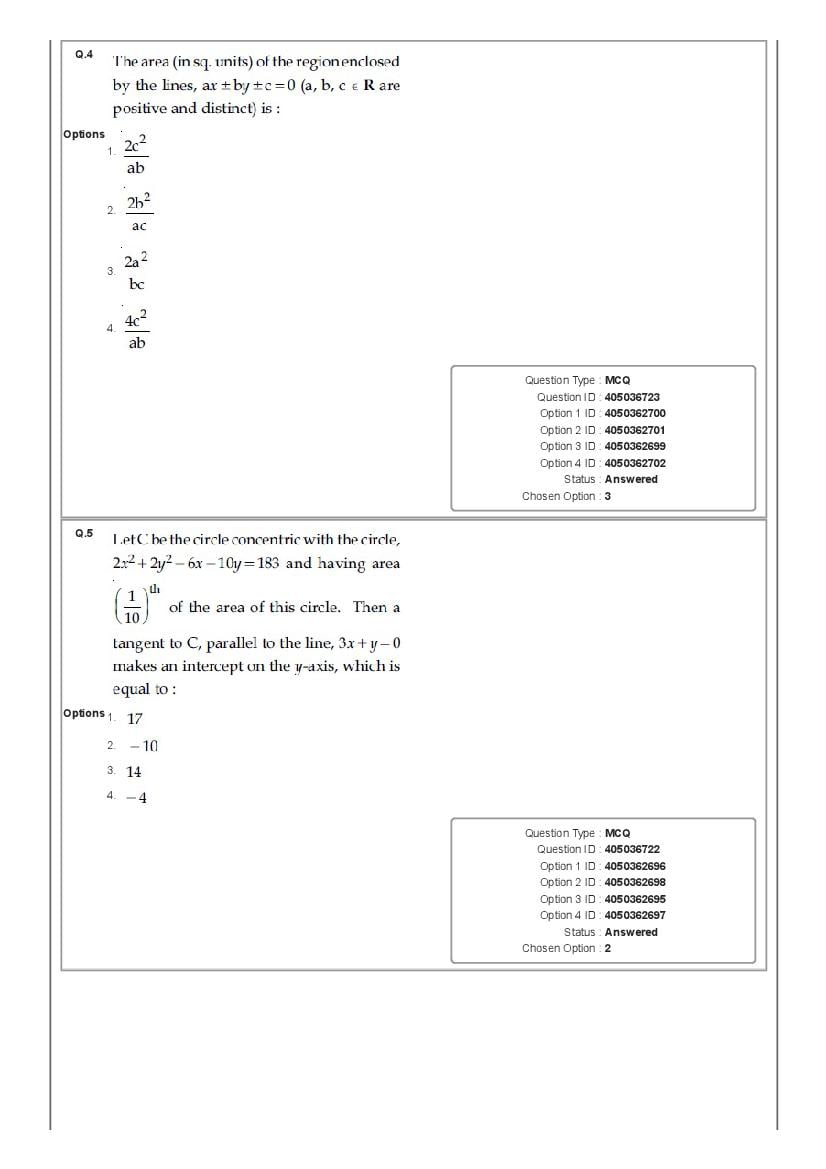 JEE Main 2020 Question Paper PDF (Shift-wise, 22 Papers)