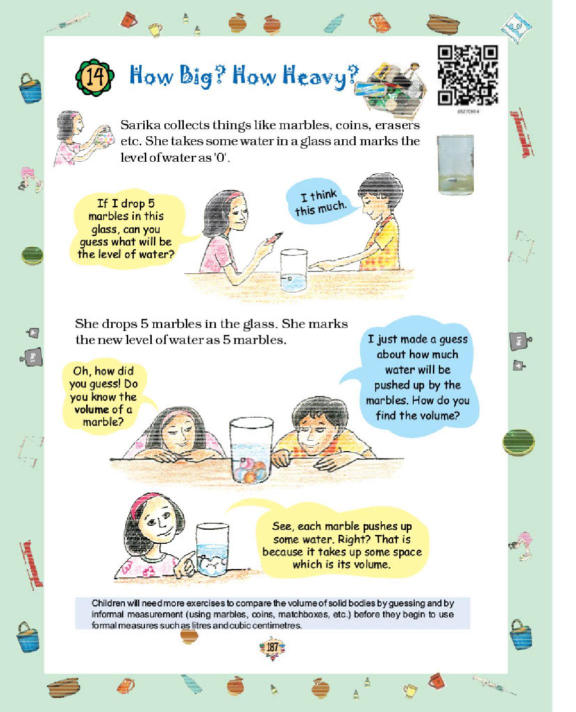 NCERT Book Class 5 Maths Chapter 14 How Big? How Heavy? - Page 1
