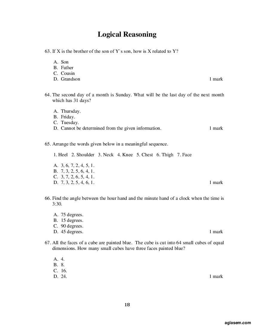 ACET 2018 Question Papers PDF with Solutions (3 Sessions)