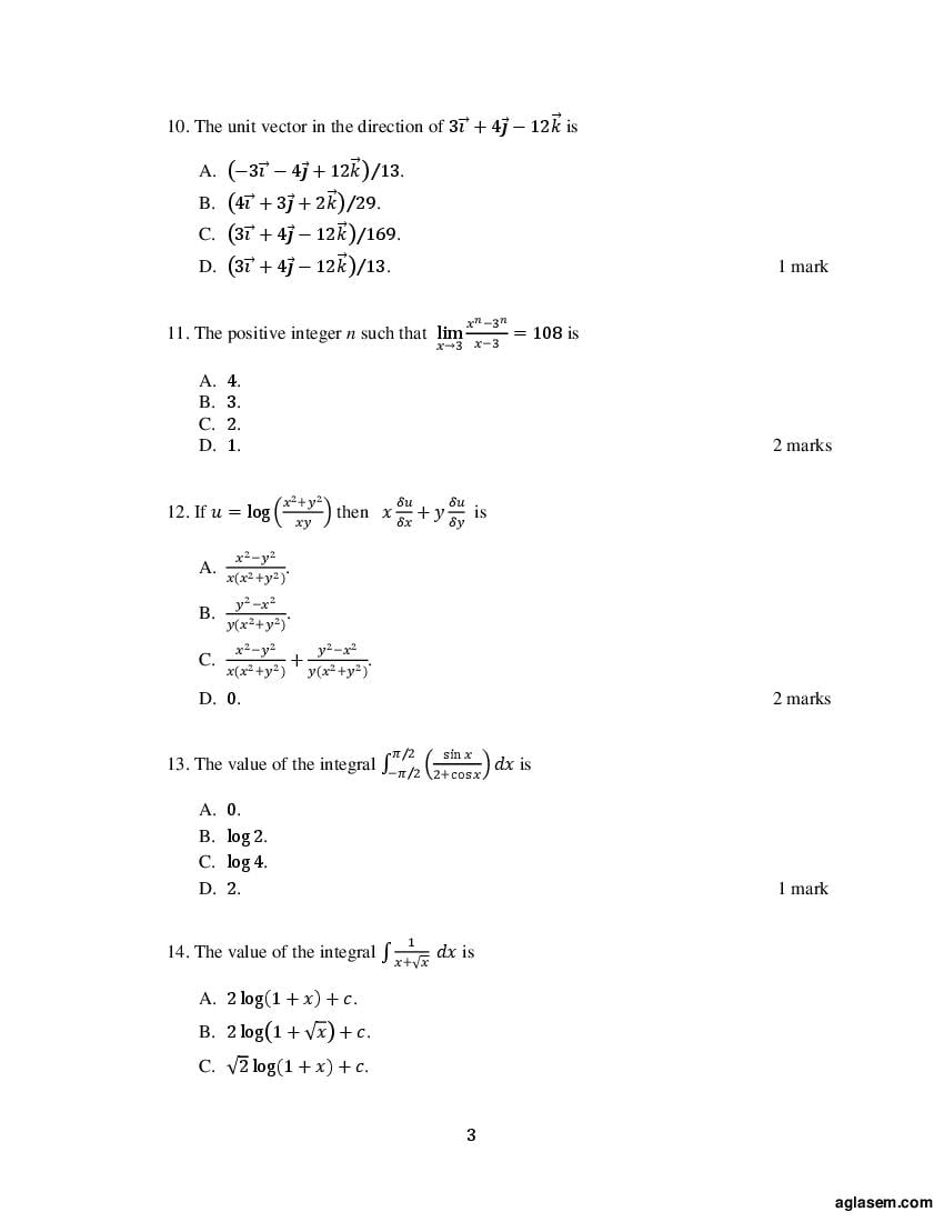 ACET 2018 Question Papers PDF with Solutions (3 Sessions)