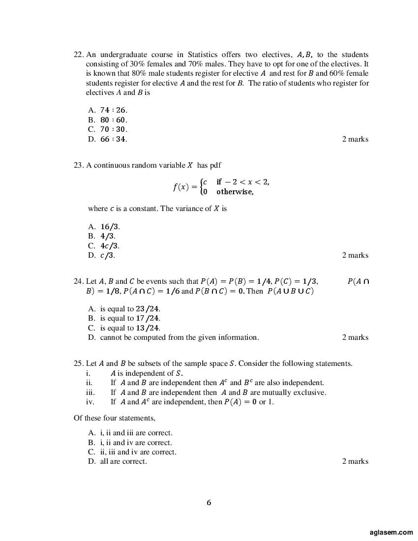 ACET 2018 Question Papers PDF with Solutions (3 Sessions)