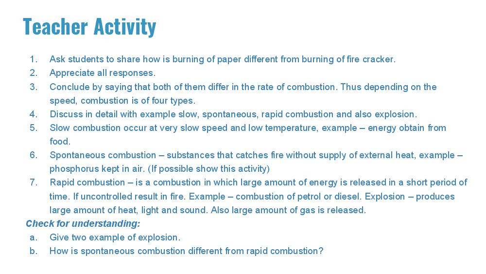 Teaching Material for Class 8 Chemistry – NCERT CBSE Handbook for Teachers