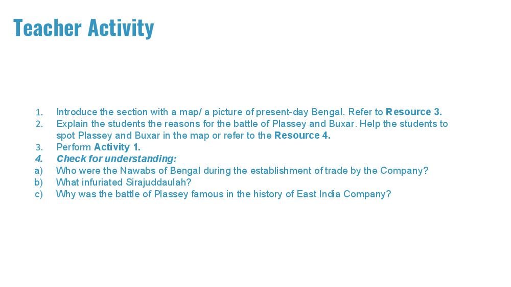 Teaching Material for Class 8 History – NCERT CBSE Handbook for Teachers