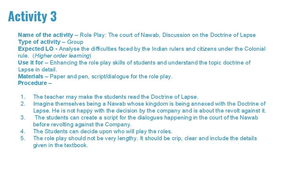 Teaching Material for Class 8 History – NCERT CBSE Handbook for Teachers