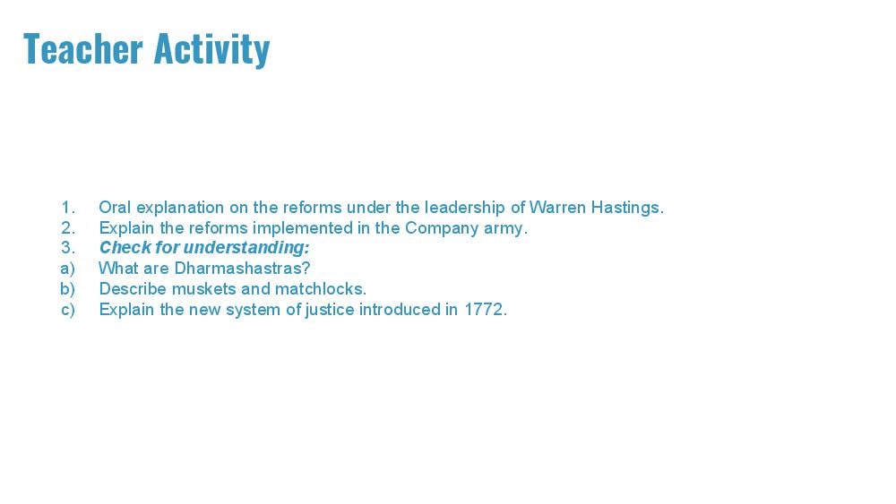 Teaching Material for Class 8 History – NCERT CBSE Handbook for Teachers