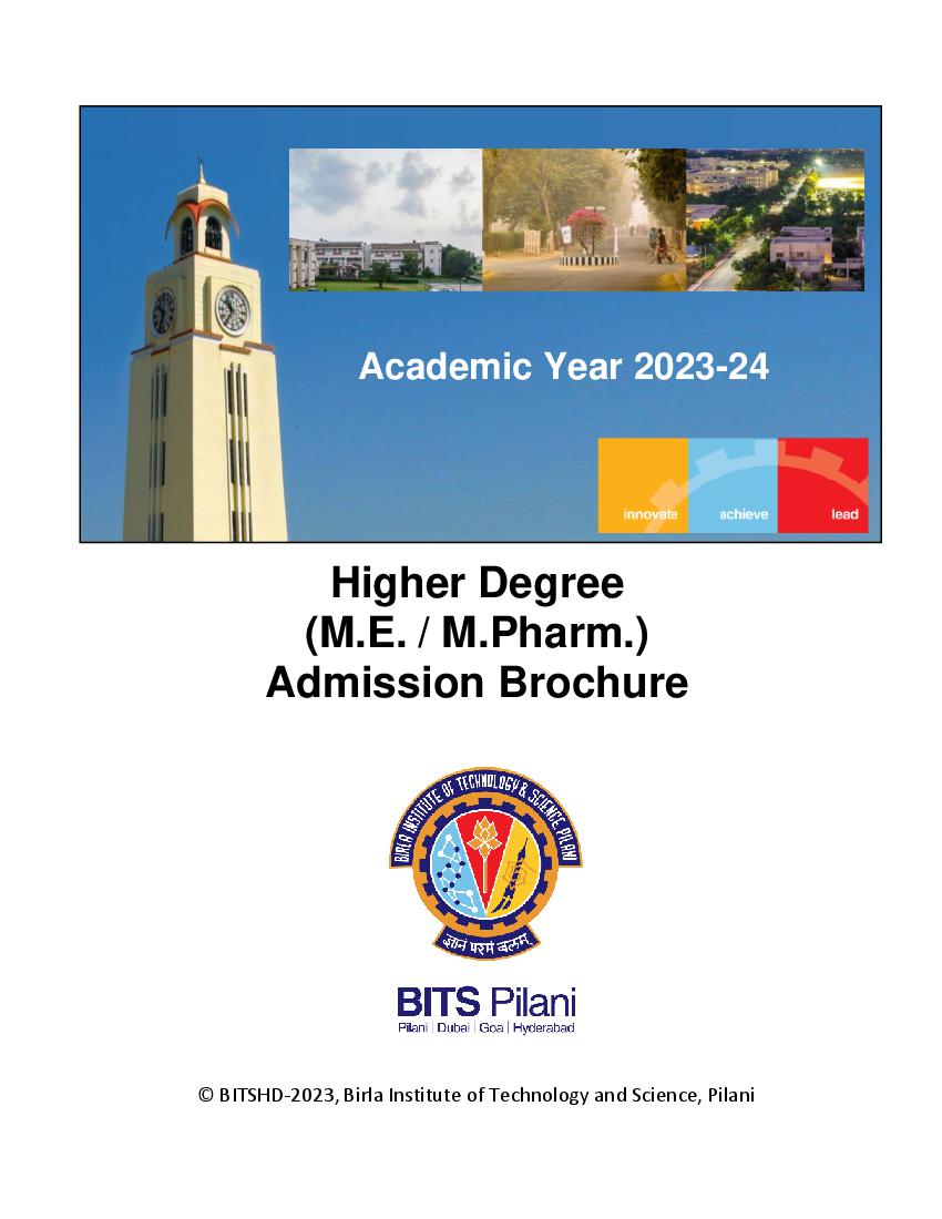 BITS HD 2023 Brochure