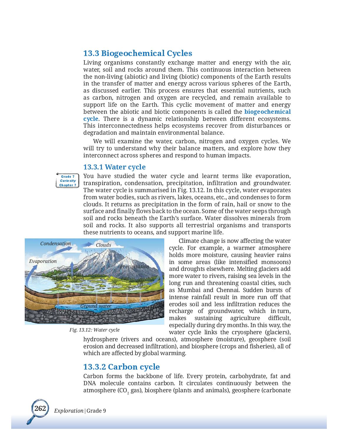NCERT Class 9 Science Chapter 13 PDF – Earth as a System: Energy, Matter, and Life (2026-27)
