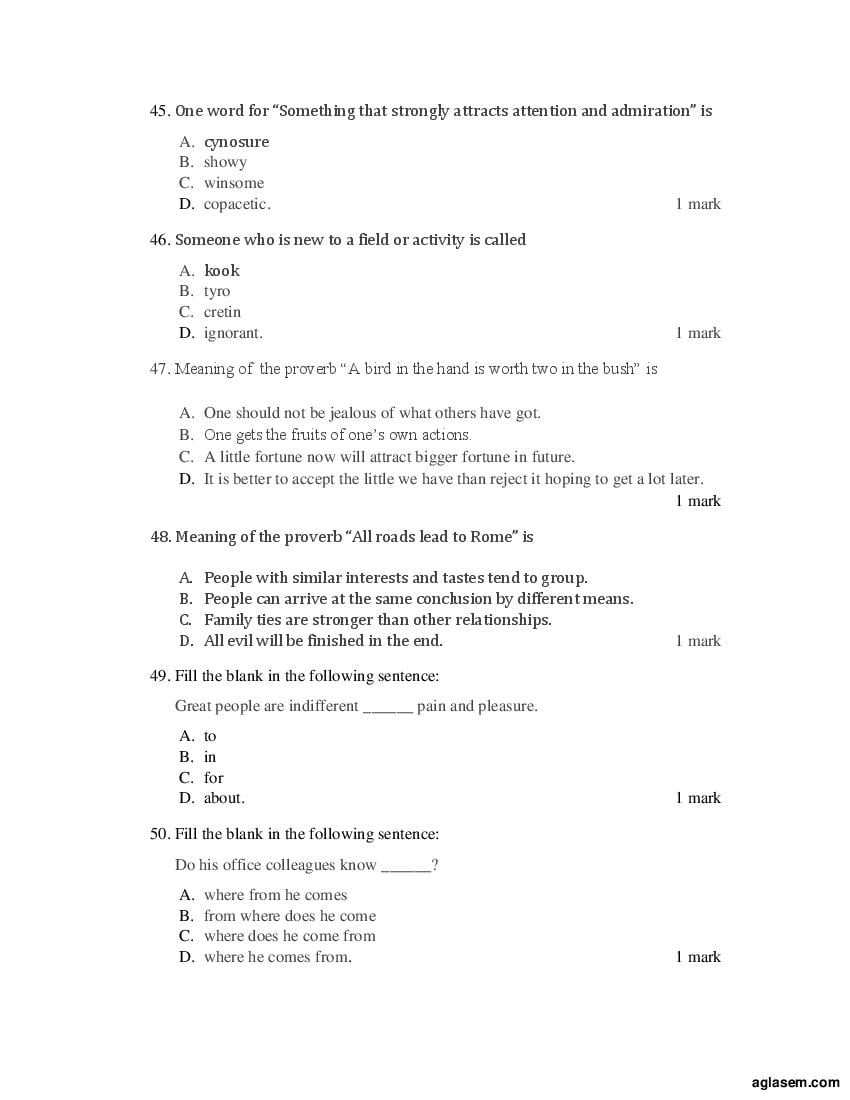 ACET 2016 Question Papers PDF with Solutions (May, October)