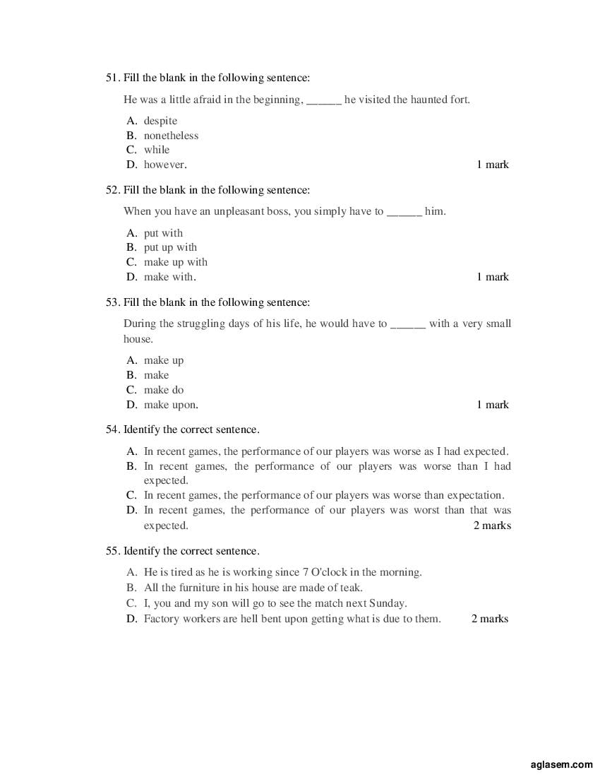 ACET 2016 Question Papers PDF with Solutions (May, October)