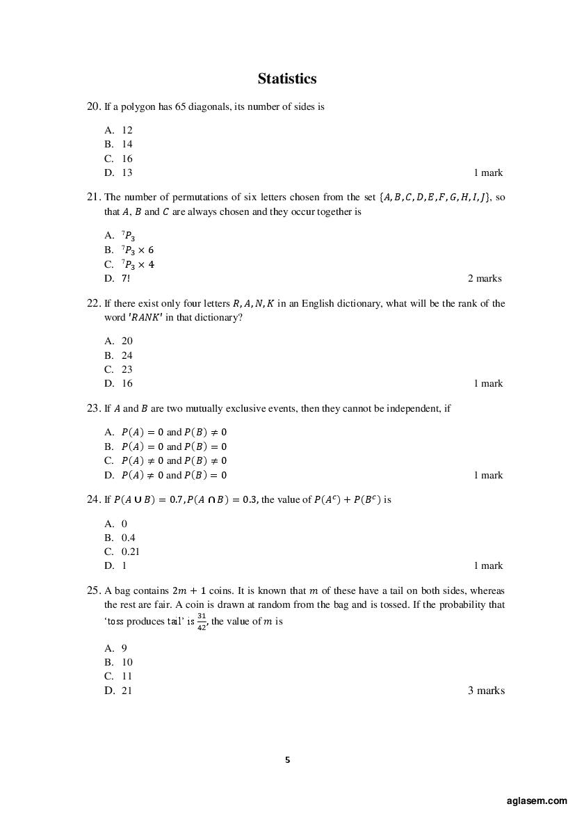 ACET 2019 Question Papers PDF with Solutions (June, September)