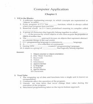 PSEB 12th Class Computer Application Question Bank (English Medium)