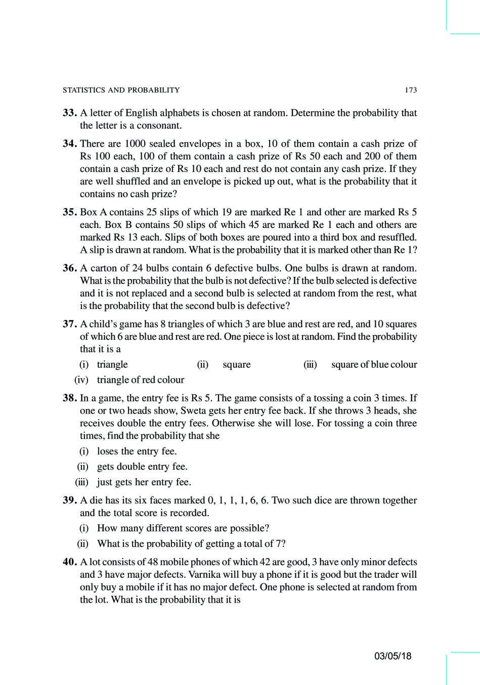 class 10 maths book chapter 13