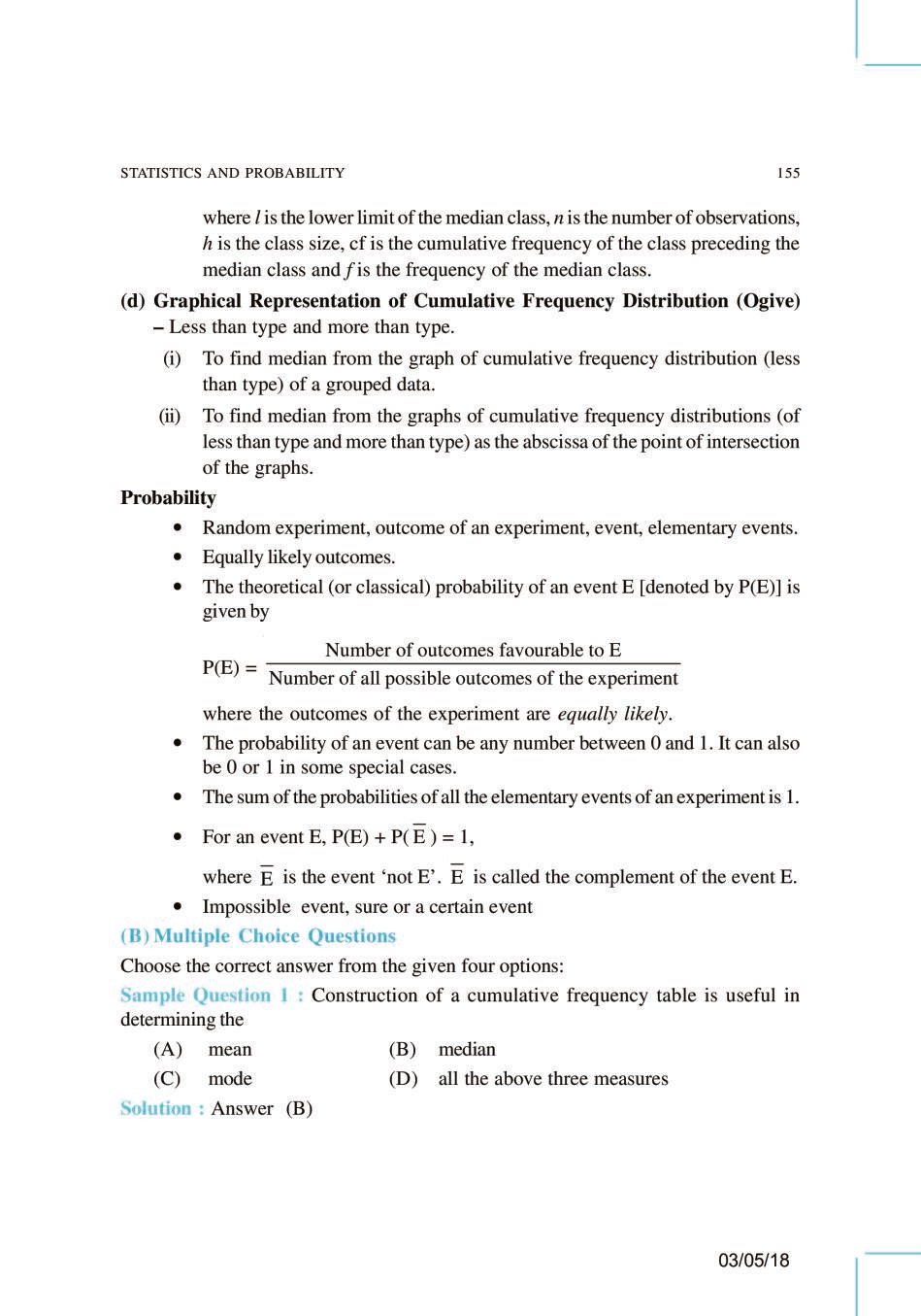 class 10th maths book chapter 13