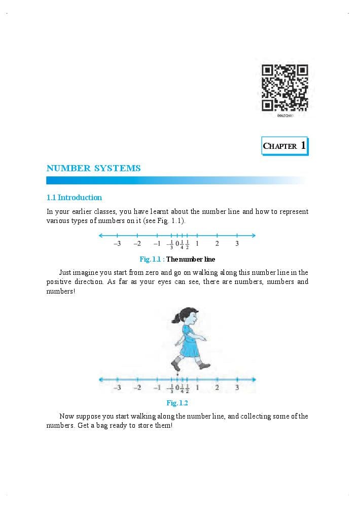 NCERT Book Class 9 Maths Chapter 1 Number Systems - Page 1