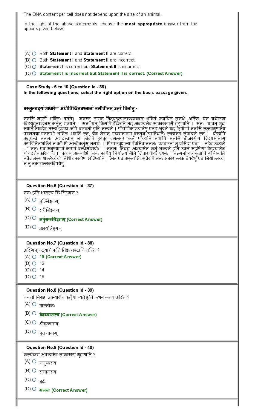JNUEE 2020 Question Paper PDF (100 Papers, BA to PhD)