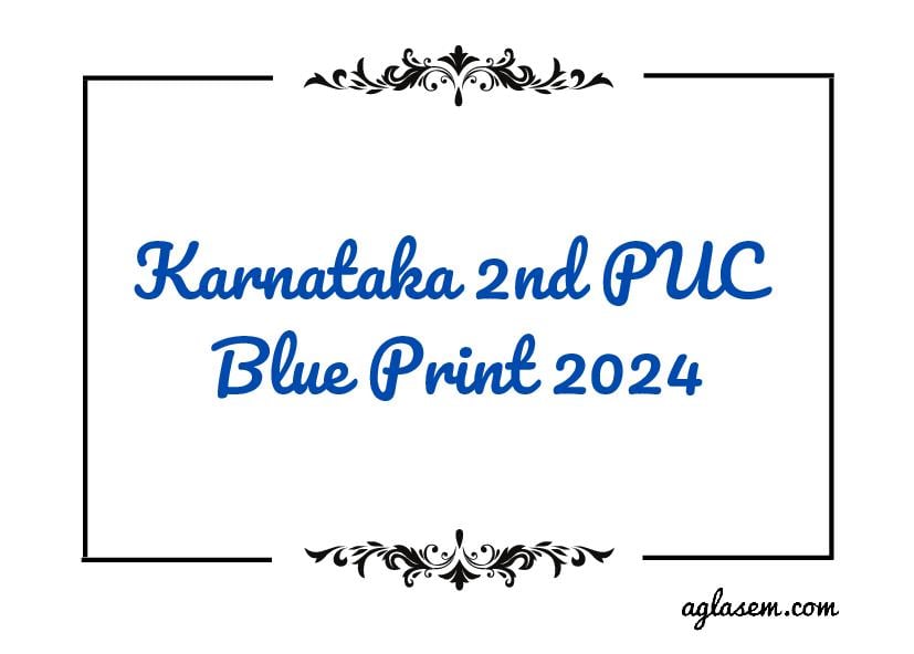 Karnataka 2nd PUC Blue Print 2024 for Geology - Page 1
