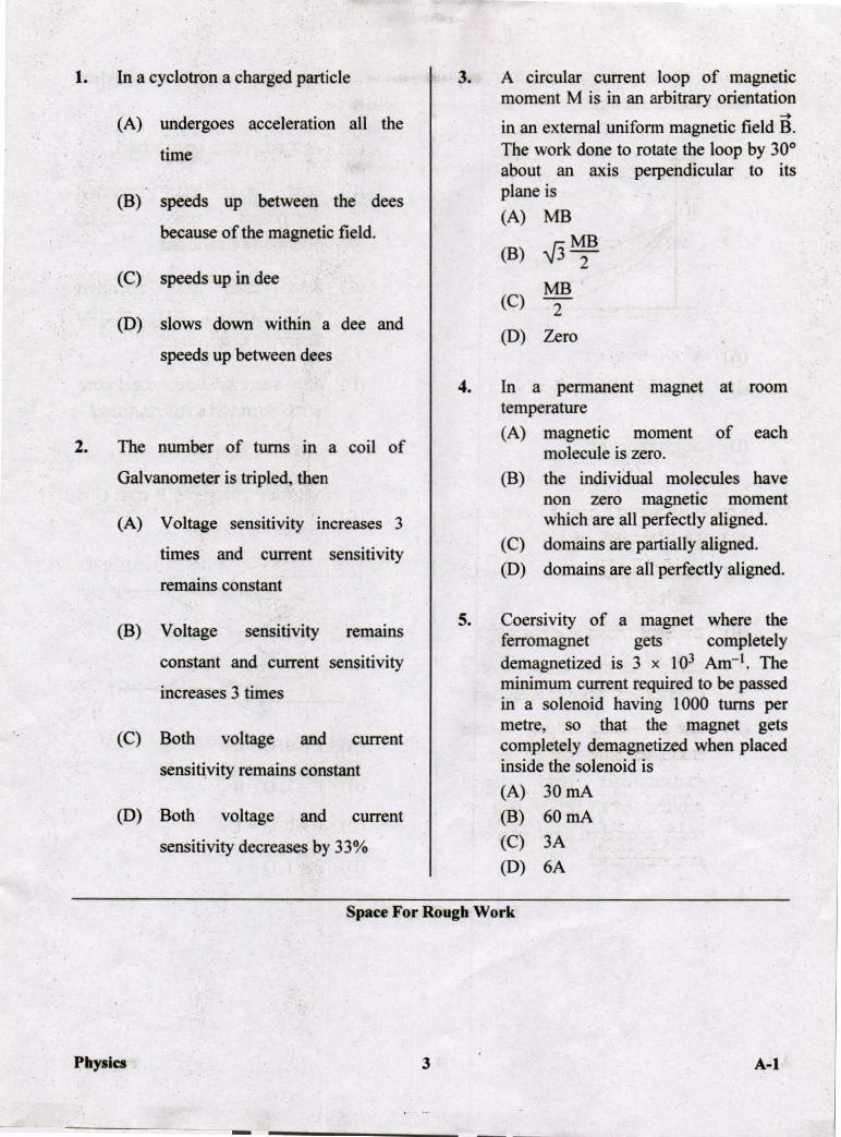 KCET 2019 Question Paper PDF with Answer Key (4 Papers)