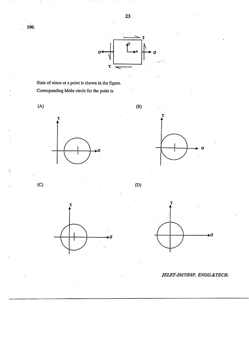 WB JELET 2017 Question Paper PDF: Engineering, B.Sc., Pharmacy