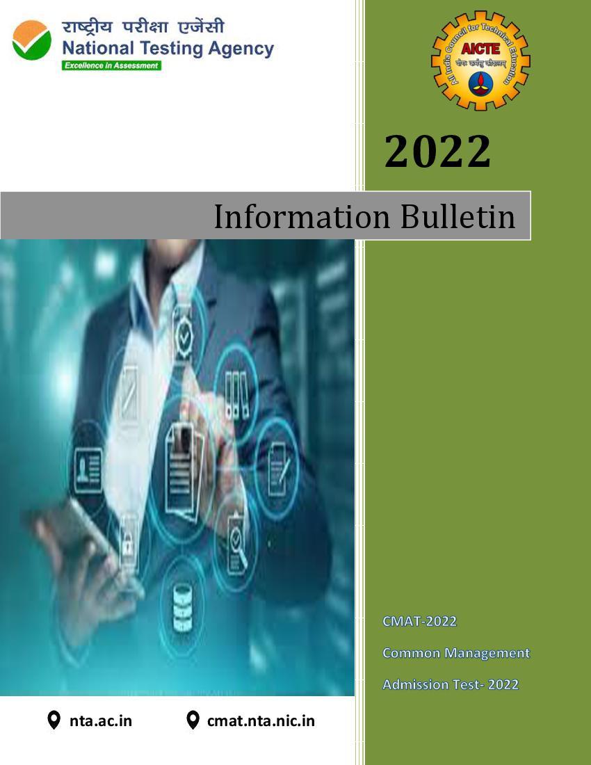 CMAT 2022 Brochure - Page 1