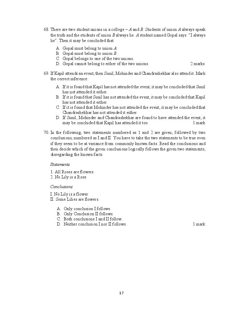 ACET 2020 Question Papers PDF with Solutions (February, October)