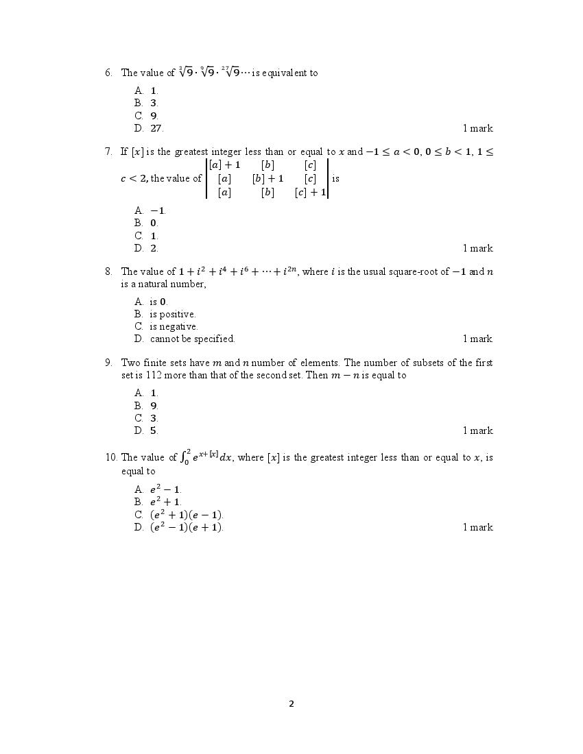 ACET 2020 Question Papers PDF with Solutions (February, October)